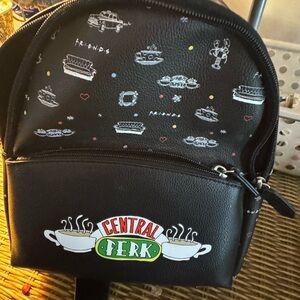 Black Friends Central Perk Mini Backpack